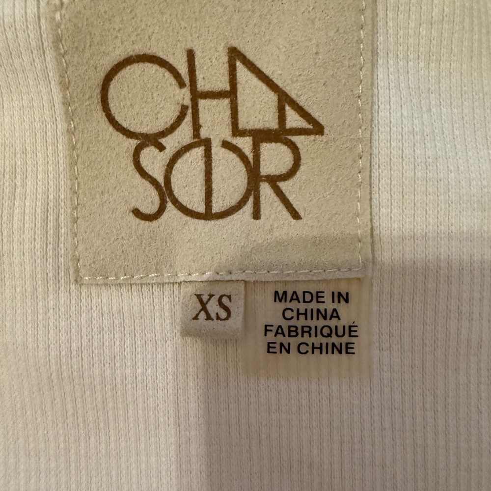 Chaser White Ribbed Racerback Tank - Picture 5 of 5